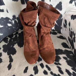 Jessica Simpson Rich Brown Heeled Boots